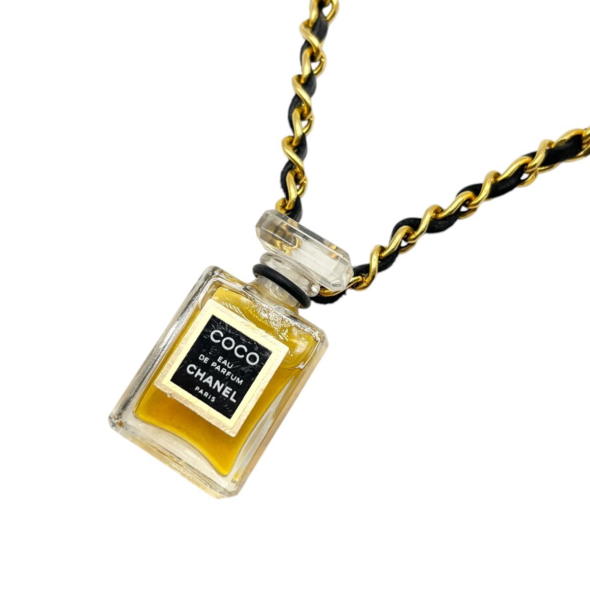 CHANEL　シャネル　アクセサリー　ネックレス　香水　COCO　オードパルファム　チェーン　中古品　コンパクトサイズ　蘇や(BBY3573)