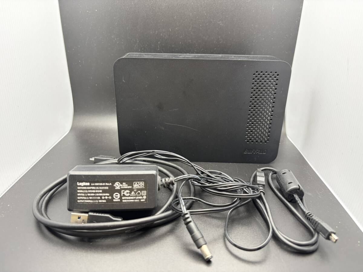 BUFFALO バッファロー HD-LLU3 外付けHDD 3TB　通電確認済み　Y2-12152-UF10