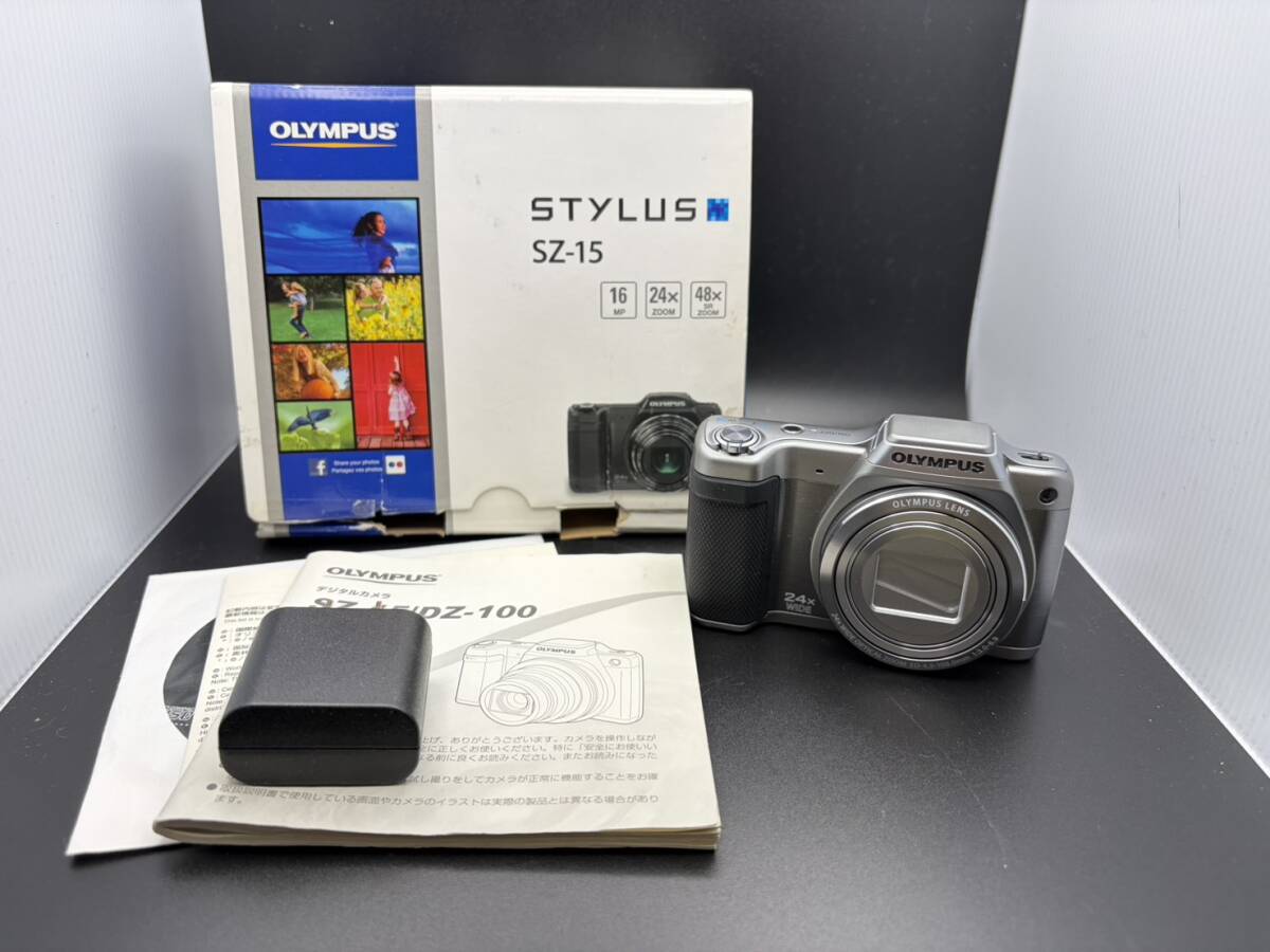 OLYMPUS オリンパス STYLUS SZ-15 デジタルコンパクトカメラ　通電動作確認済み　Y1-12151-UF10
