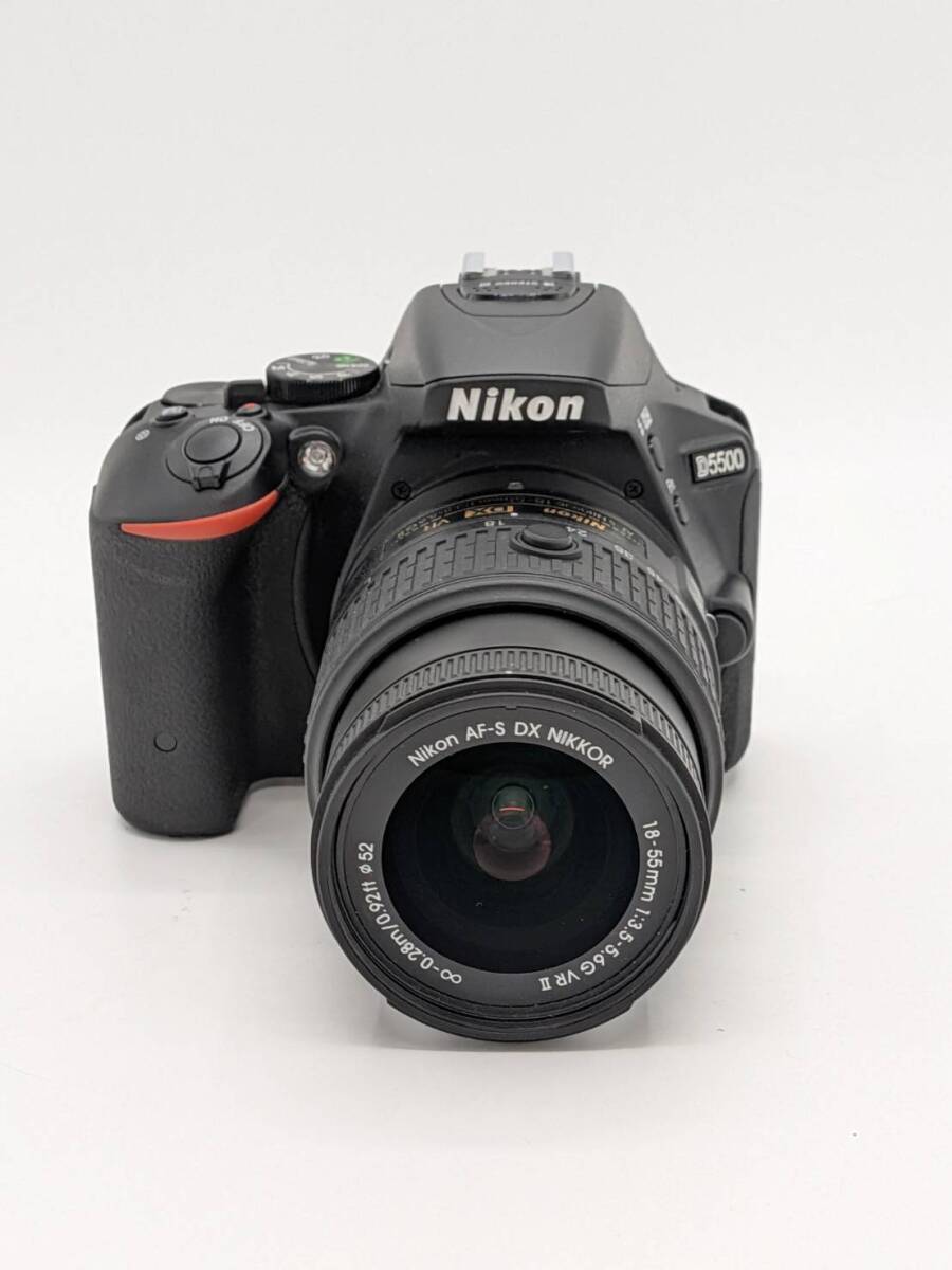 Nikon ニコン D5500 デジタル一眼レフカメラ ダブルズームキット ブラック 18-55mm 55-300mm　通電動作確認済　Y1-12154-UF10