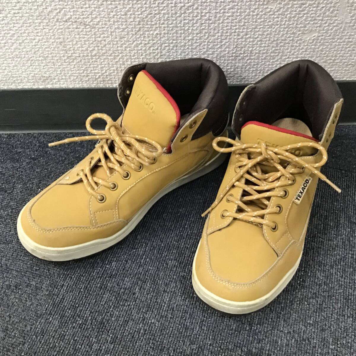#5244 TEXACO テキサコ TXC-5000P 登山靴 ブーツ シューズ 靴 ブラウン系 メンズ 25.5cm ティンバ ハイカット ファッション小物 