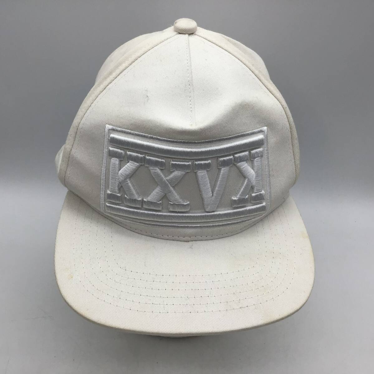 ＃3673 倖田來未 KXVK キャップ ホワイト系 コットン サイズ調整可 白黒バンダナ フリーサイズ グッズ コレクション コレクター レトロ