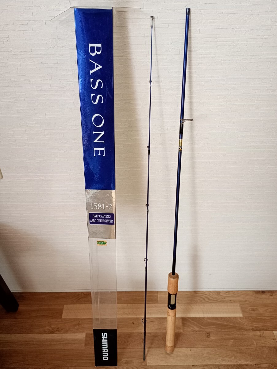 【0622D】【100円スタート】 SHIMANO シマノ 釣竿 BASSONE 1581-2 バスワン　32449　釣り竿　釣具　フィッシング　釣り　