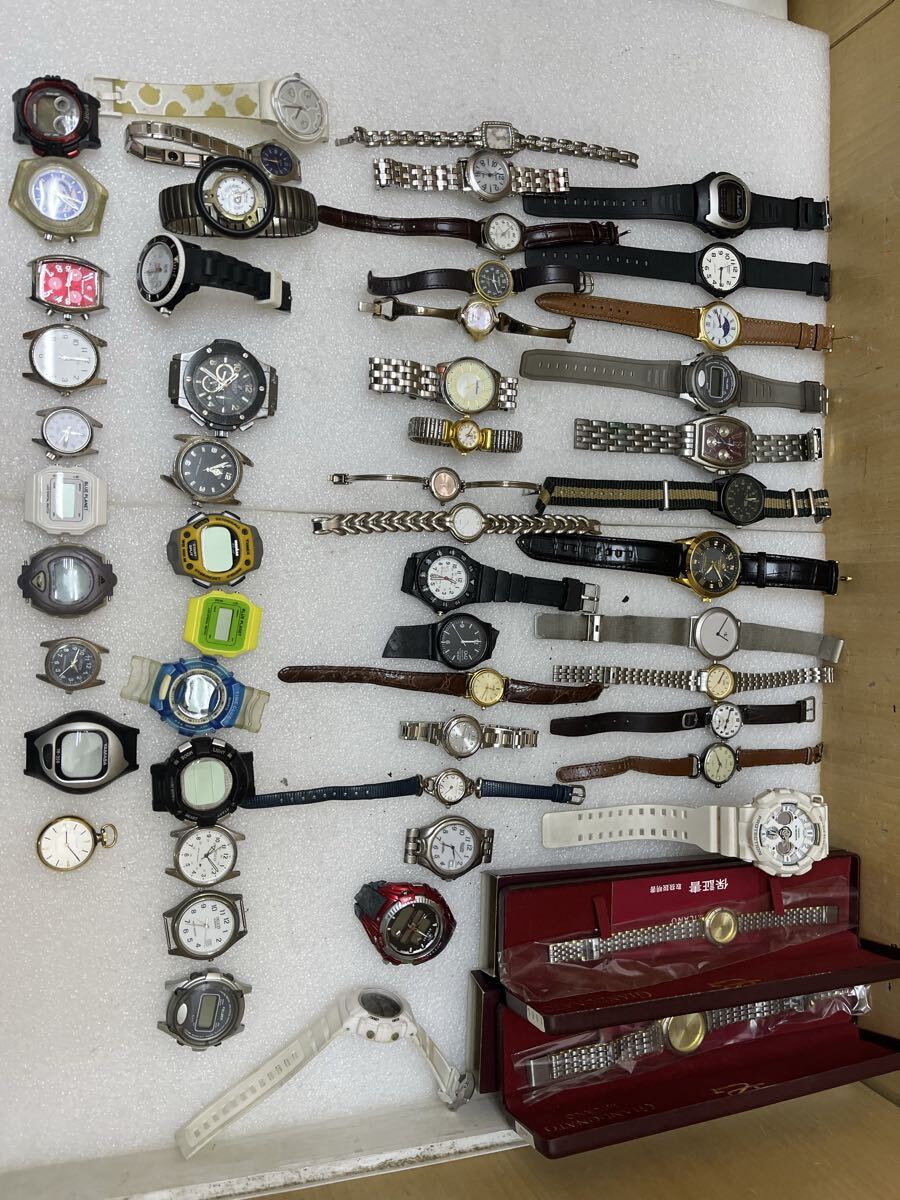 U040626 腕時計　54点まとめ　Seiko citizen Casio 他　未確認　現状品　0603