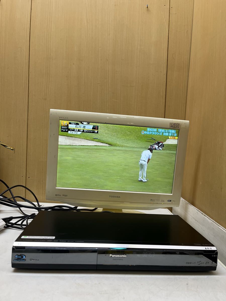 U041181 Panasonic パナソニック ブルーレイレコーダー DMR-BW850 HDD／DVD再生OK BD再生NG 現状品　0629