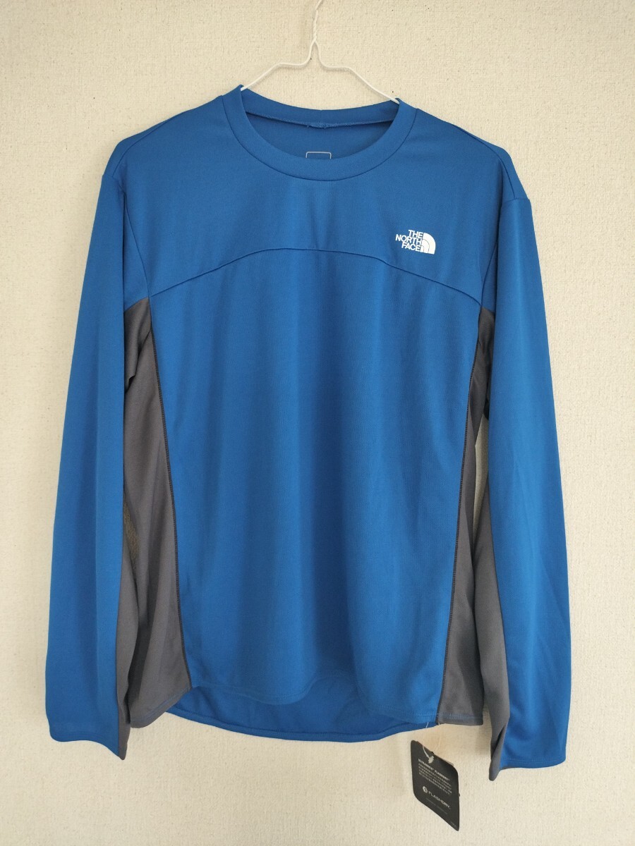 【未使用】THE NORTH FACE ★長袖Tシャツ ブルー Mサイズ タグ付き★