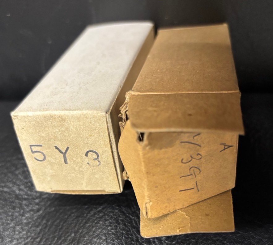 【現状品】真空管2本セット　Emerson 5Y3GT/SYLVANIA JAN-CHS-5Y3GT