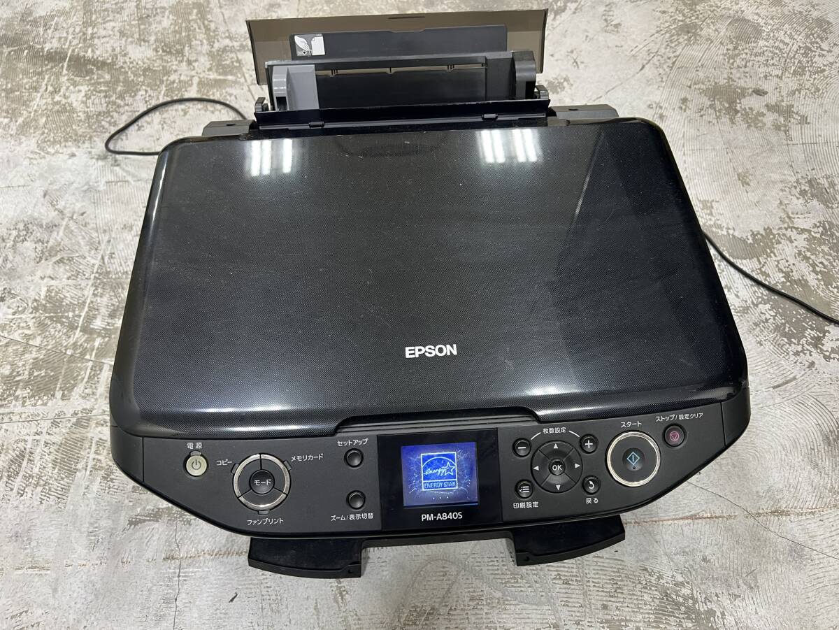 EPSON PM-A840S プリンター 通電確認済 A4対応インクジェット 複合機 現状品 動作未確認 ジャンク品 エプソン ＃1616