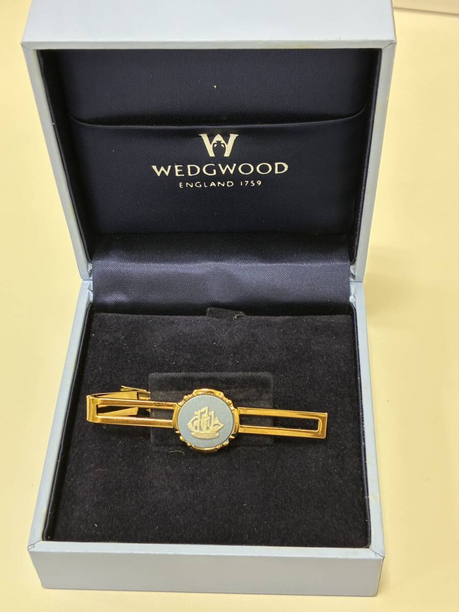 WEDGWOOD ネクタイピン ジャスパー ゴールドカラー タイピン ウェッジウッド ♯
