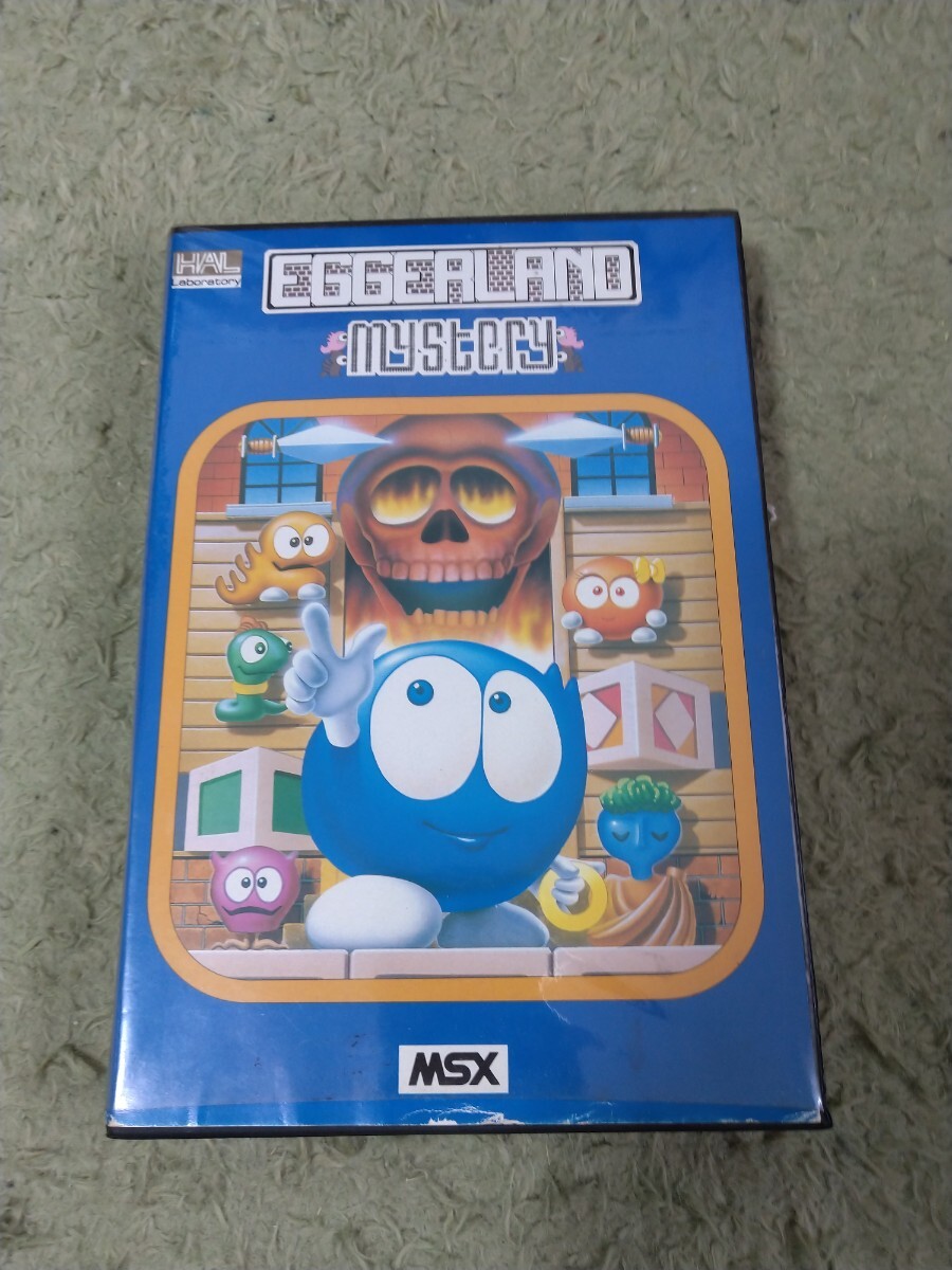 MSX エッガーランドミステリー 箱、説明書