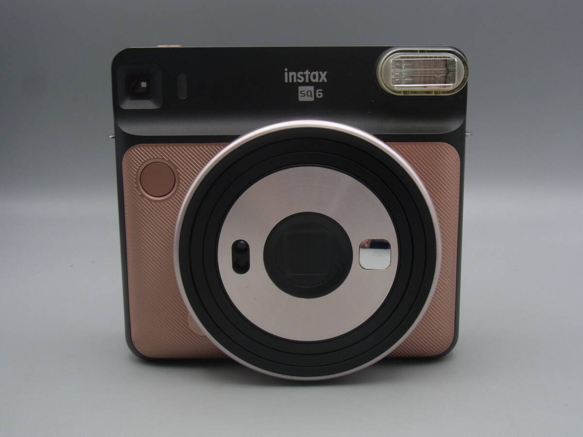 S-4/ FUJIFILM 富士フイルム instax SQ6 インスタントカメラ チェキ フラッシュゴールド フィルム残おまけ