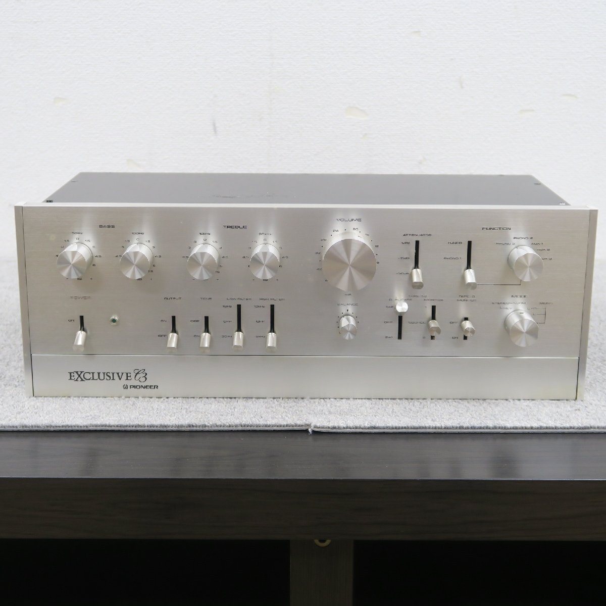 【ジャンク】Pioneer Exclusive C3 プリアンプ パイオニア @60353