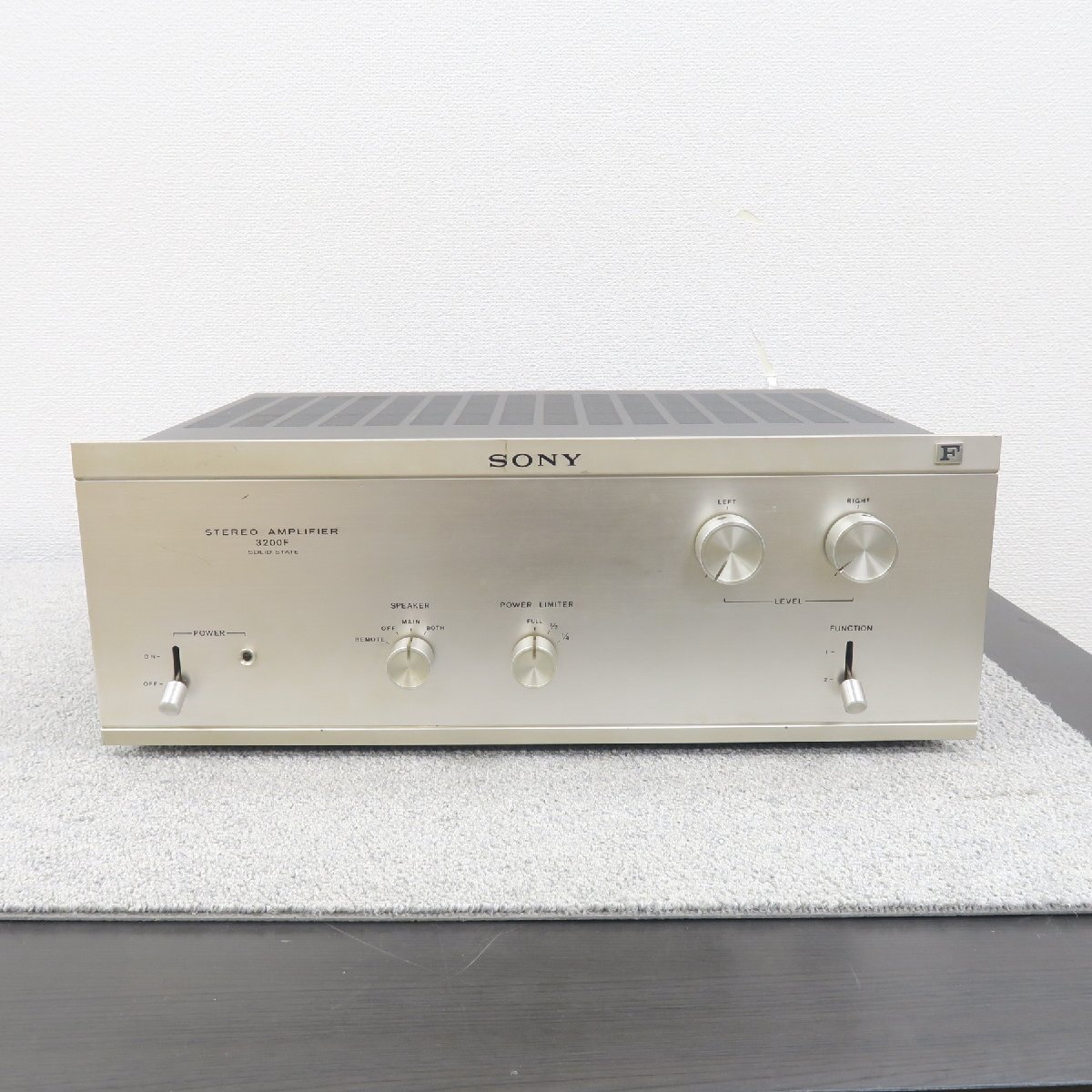 【ジャンク】SONY TA-3200F パワーアンプ ソニー @60324