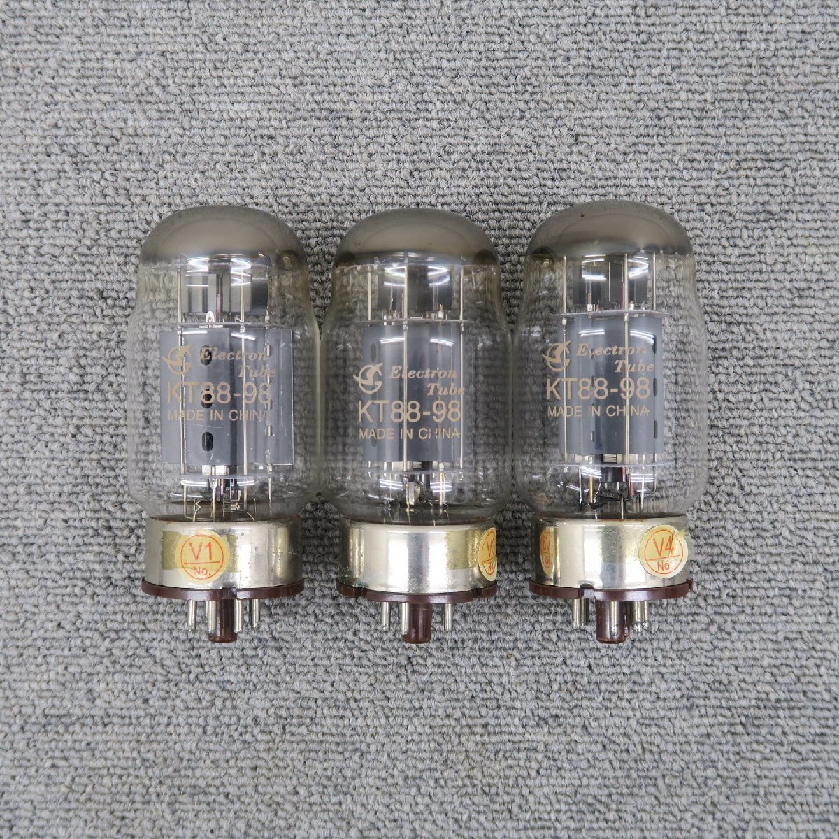【Cランク】Electron tube KT88-98 3本 真空管 エレクトロンチューブ @60484