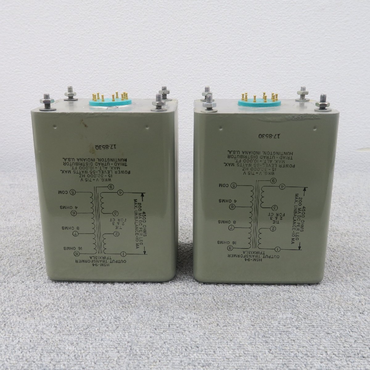 【現状】TRIAD HSM-94 トランス2個 トライアッド @60463