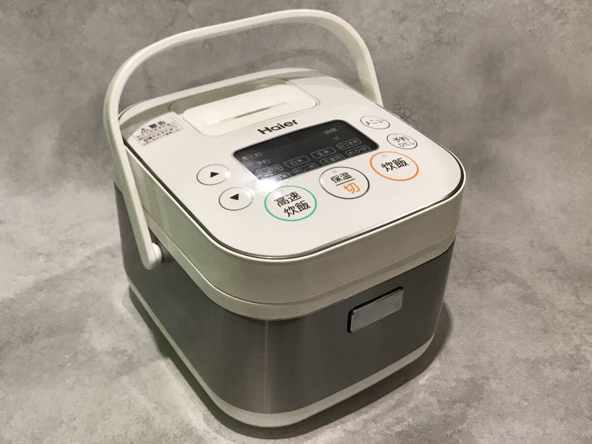 Haier ハイアール マイコンジャー 炊飯器 JJ-M31D 2020年製 白 ホワイト 3合炊 極厚釜 一人暮らし 新生活 引っ越し 