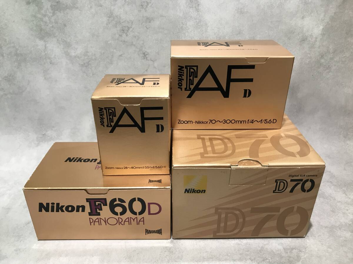 Nikon デジタル一眼レフカメラ D70 ボディ　F60D パノラマ ボディ　レンズ　４点セット　動作未確認