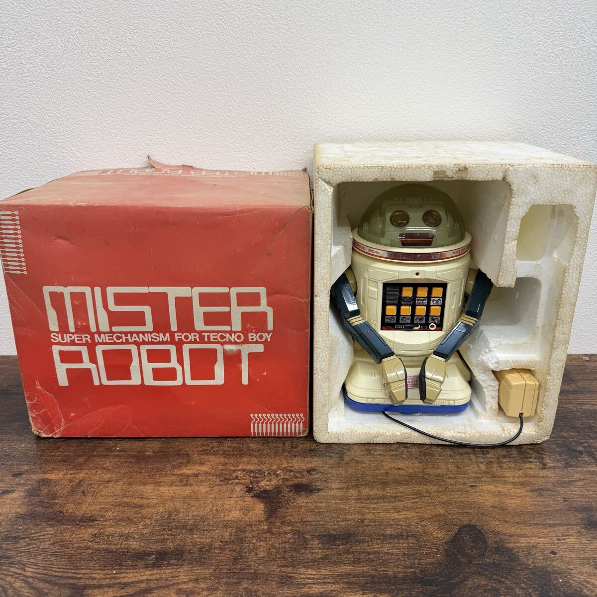 ミスターロボット ミスタードーナツ 懸賞品 おもちゃ レトロ リモコン付 箱入り