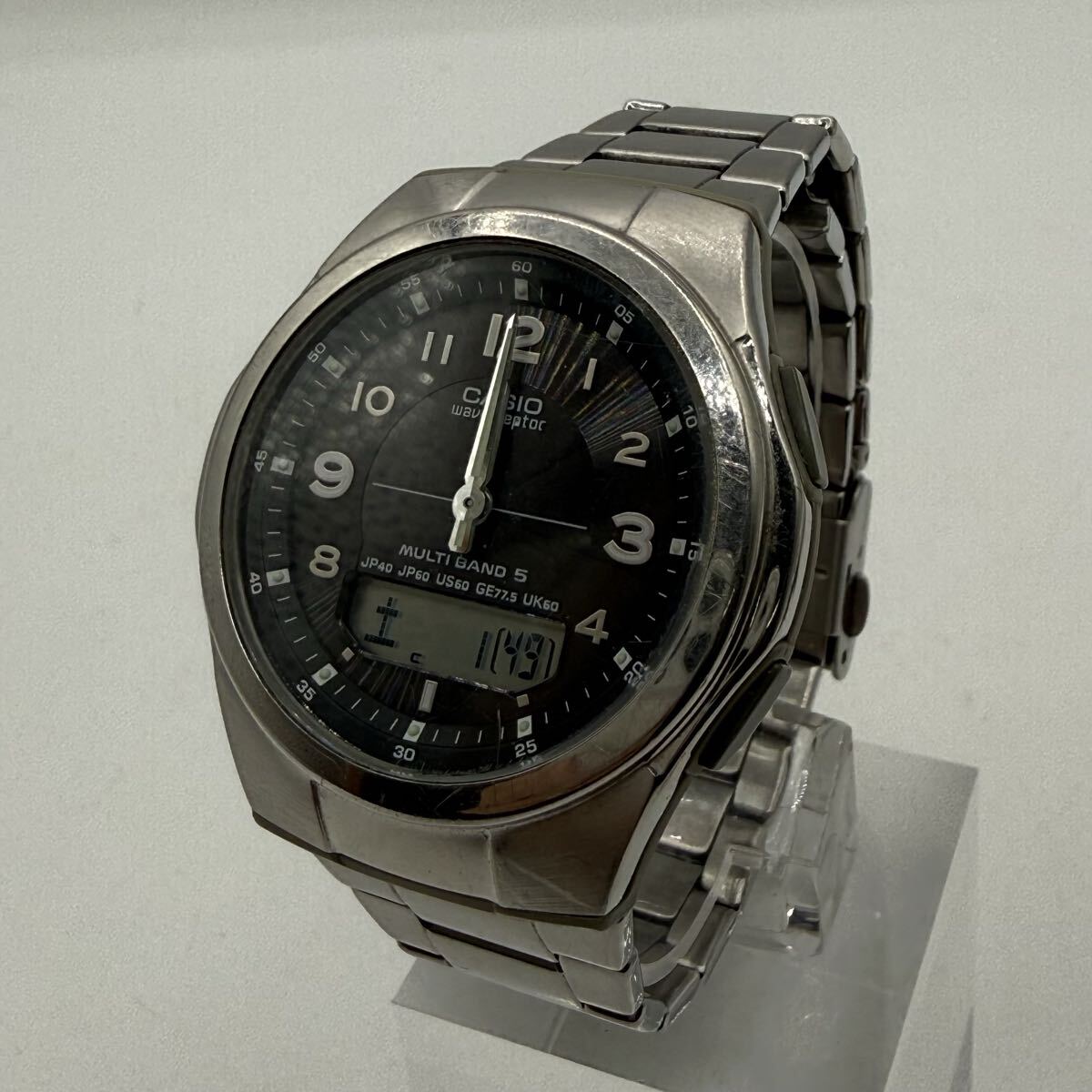 【稼働品】カシオ CASIO 腕時計 ウェーブセプター wavecaptor 4709 WVA-M480 ソーラー