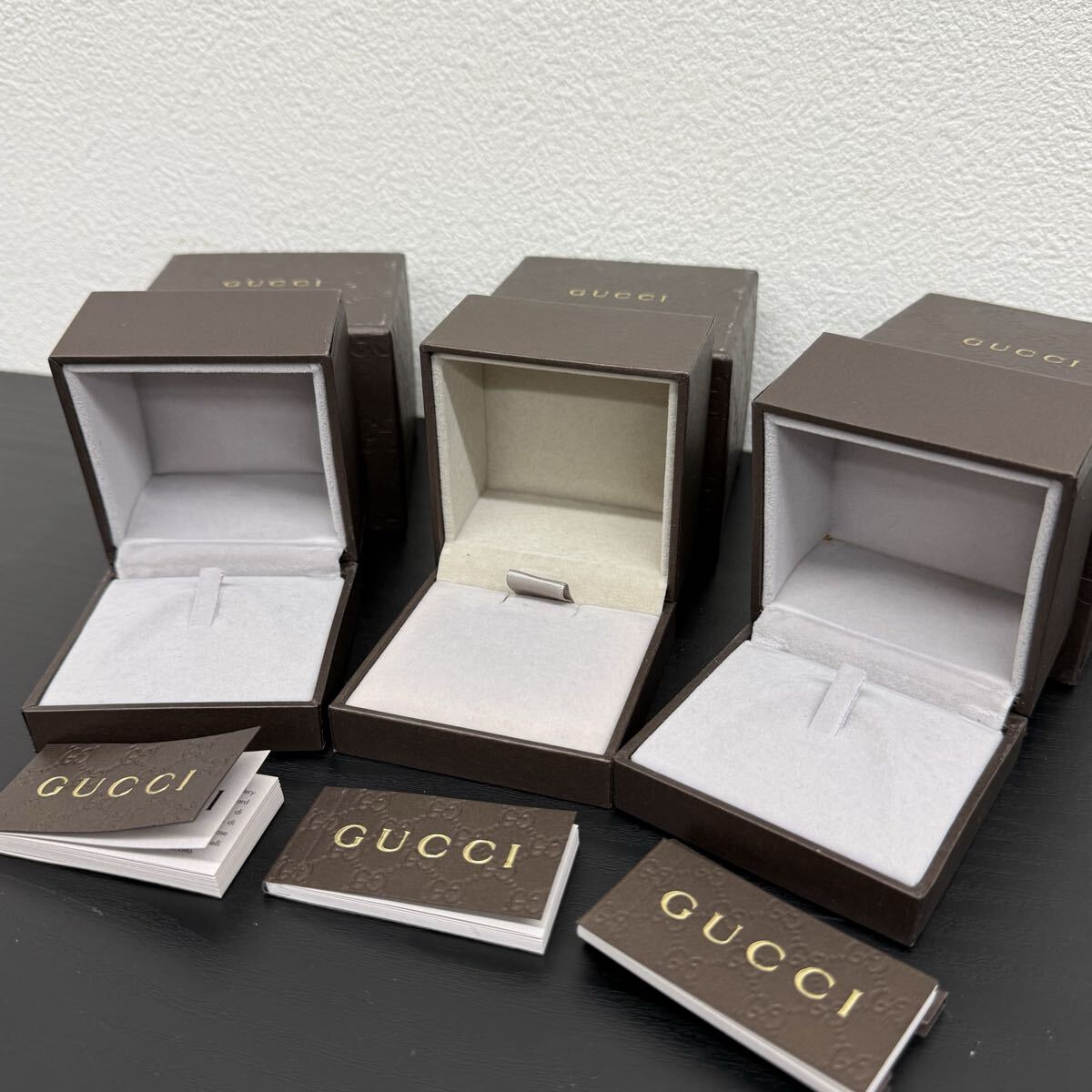 GUCCI グッチ 空箱 ジュエリーボックス 外箱 内箱 まとめ出品 状態様々 合計3点