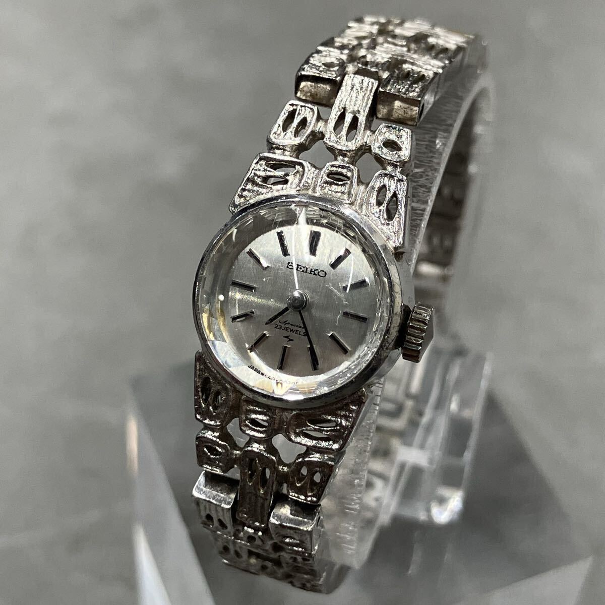 SEIKO セイコー 1140-0120 手巻き時計 シルバー 