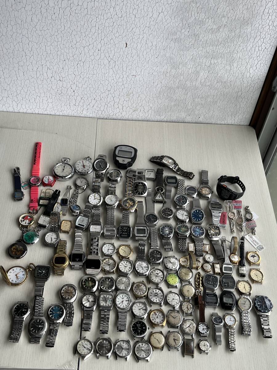 【M230】SEIKO CITIZEN ORIENT 舶来 など 自動巻き 手巻き クォーツ メンズ レディース 動品 不動品 動作未確認 中古 110点以上 ジャンク品