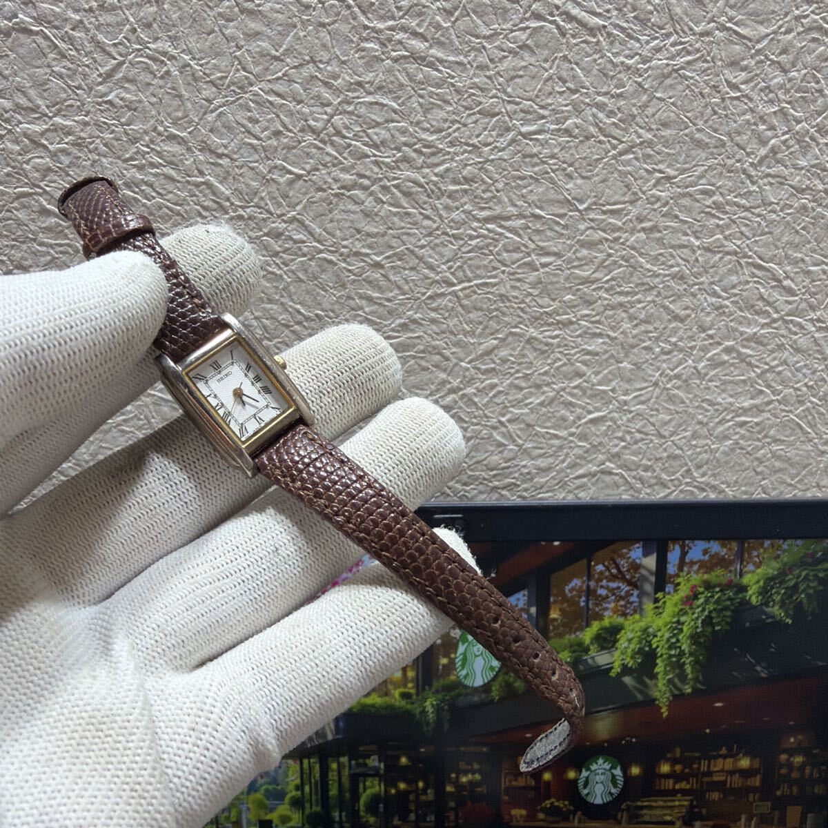 SEIKO セイコー V401−5560 R1 腕時計 稼働品