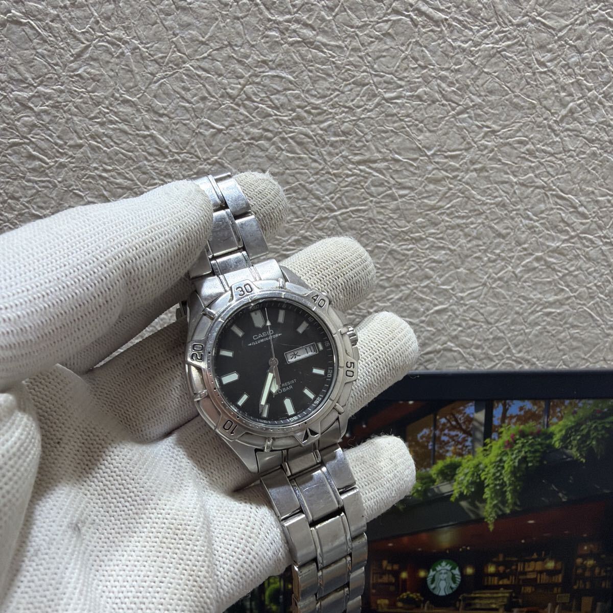 カシオ CASIO 腕時計　MD−778 稼動品