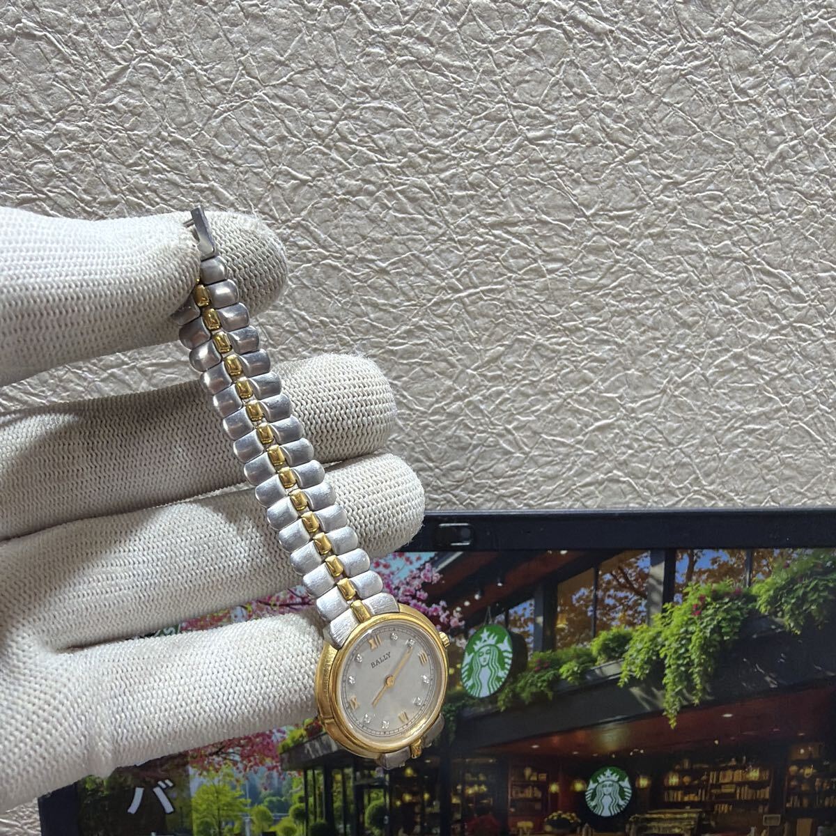BALLY 腕時計 ゴールド 稼働品