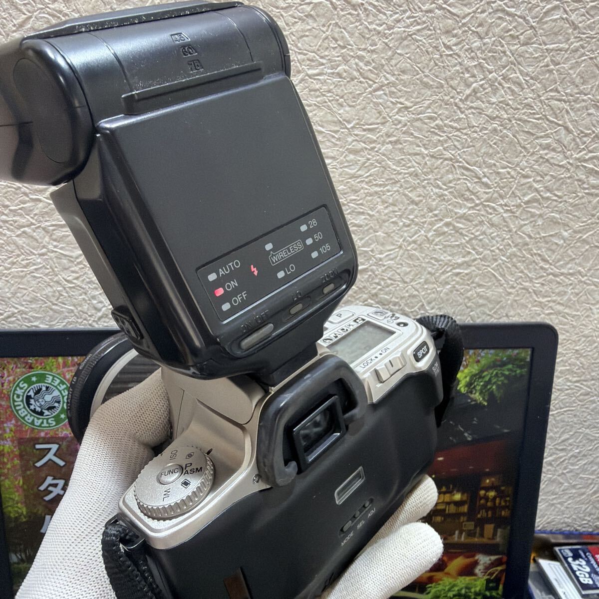 フィルム一眼レフカメラMINOLTA α Sweet 28-80mm セット　通電　シャッター　ズーム　フラッシュ　確認済み　60サイズ