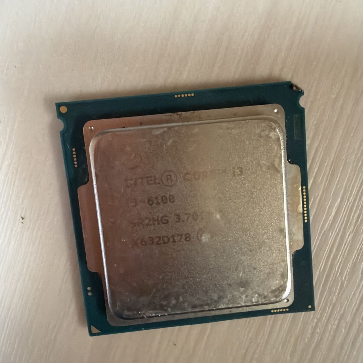 Intel インテル CPU Core i3-6100 動作品