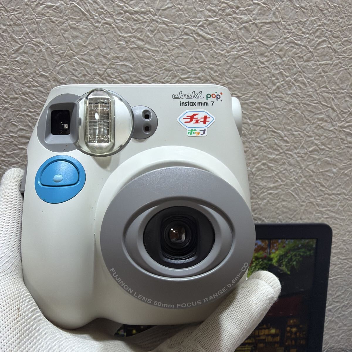 instax インスタントカメラ チェキポップ mini7 通電済み　現状品