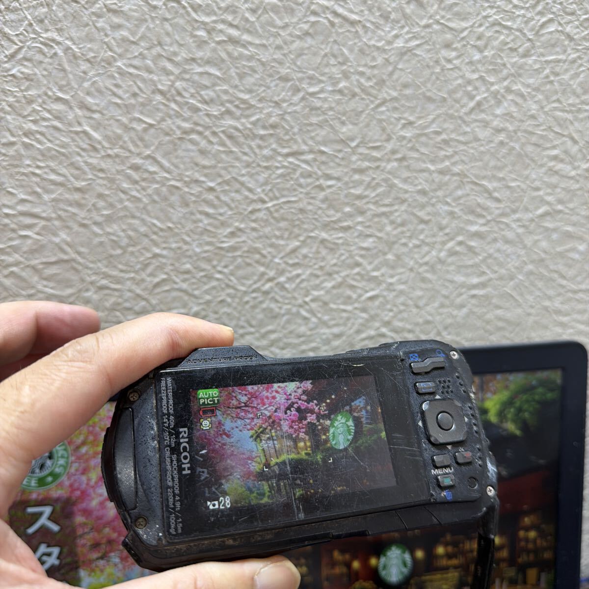 RICOH コンパクトデジタルカメラ　WGー3 バッテリー付き　動作品
