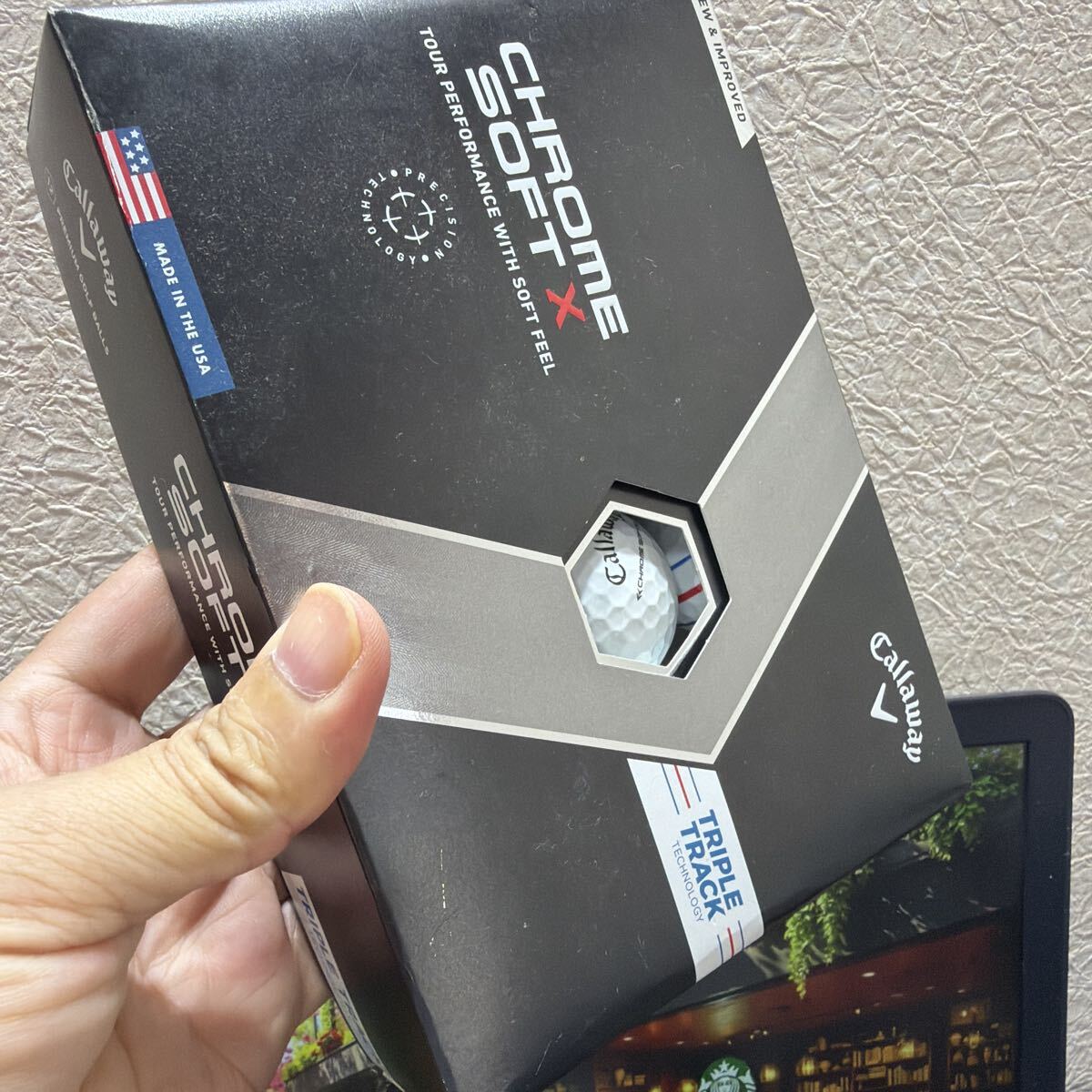 新品　キャロウェイ ゴルフボール CHROME SOFT X 1ダース　