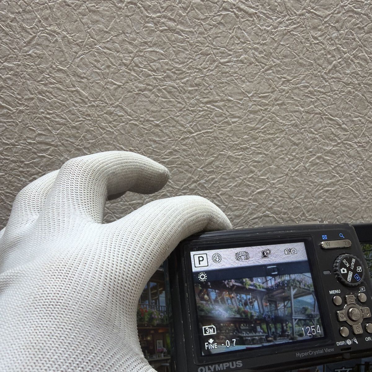 OLYMPUS　オリンパス　μ TOUGH-6010　コンパクトデジタルカメラ　ブルーカラー　バッテリー　SDカード2GB付き　動作品