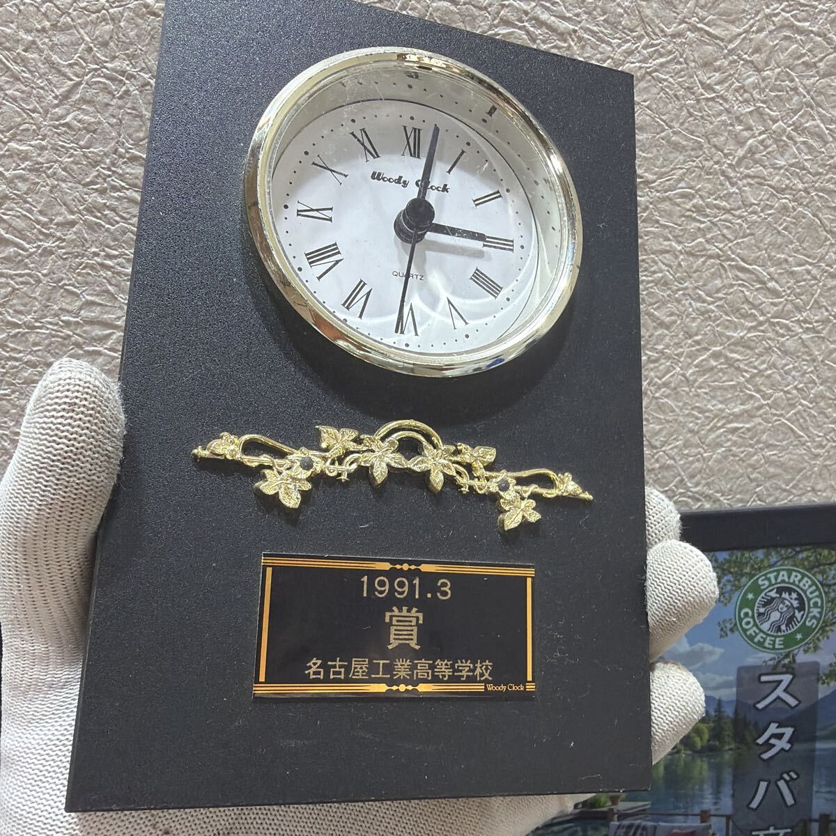 置き時計 クォーツ　稼動品