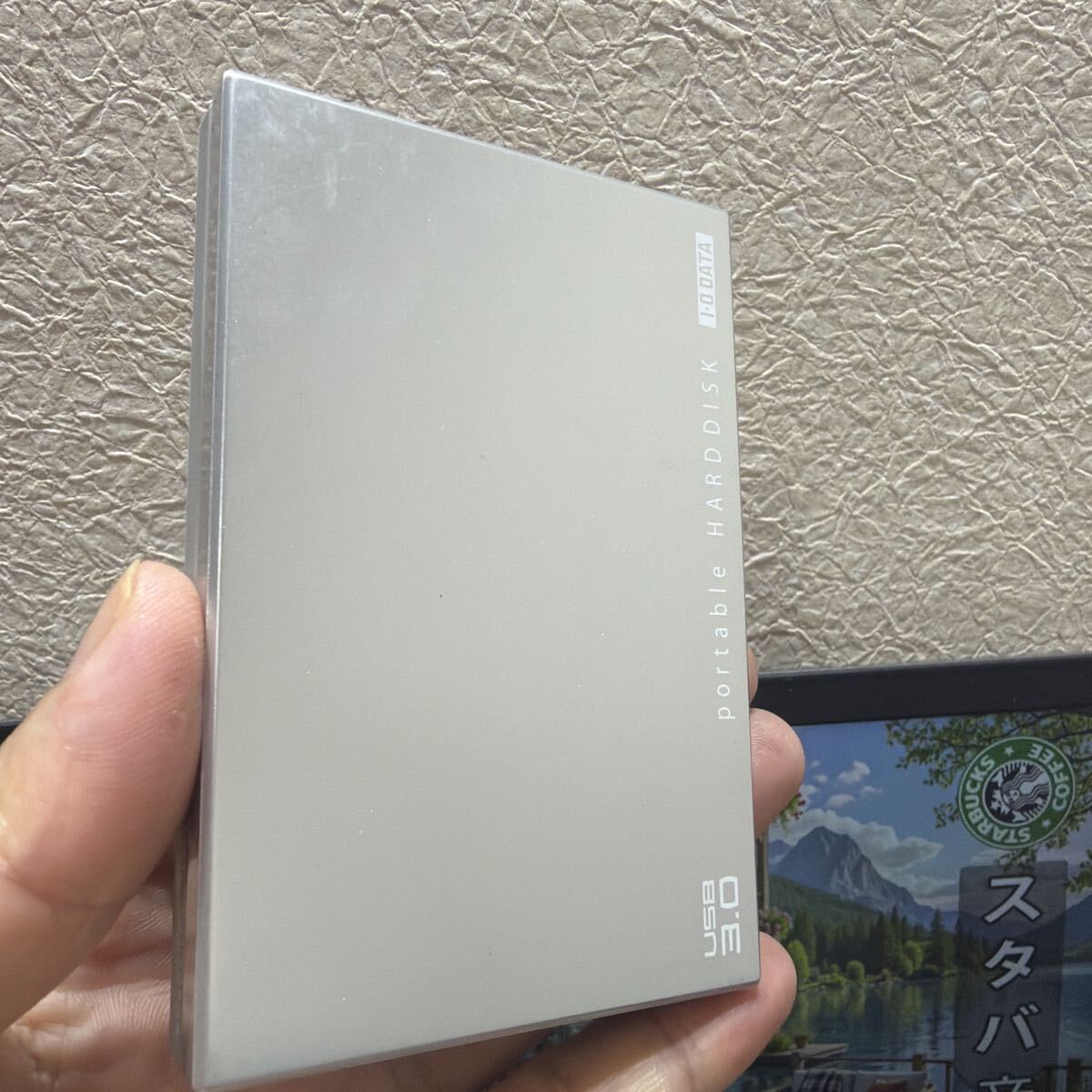 I-O DATA 外付けHDD 1T ポータブルハードディスク　動作品