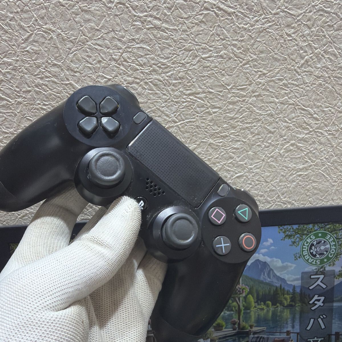 PS4 ワイヤレスコントローラー ブラック　動作品　同梱可能