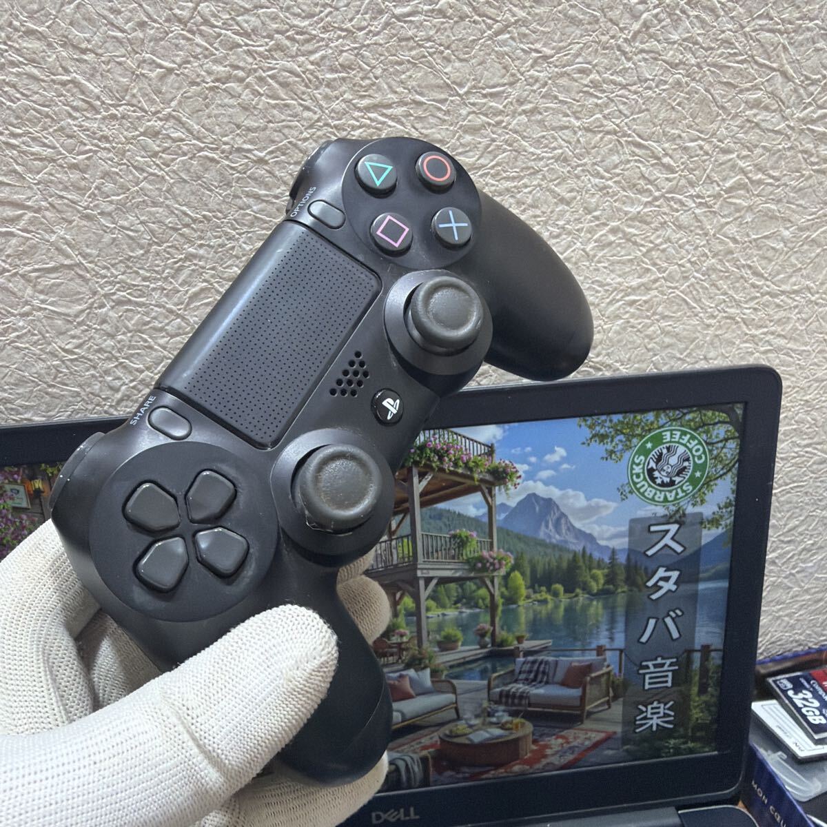 PS4 ワイヤレスコントローラー SONY ブラック　動作品同梱可能