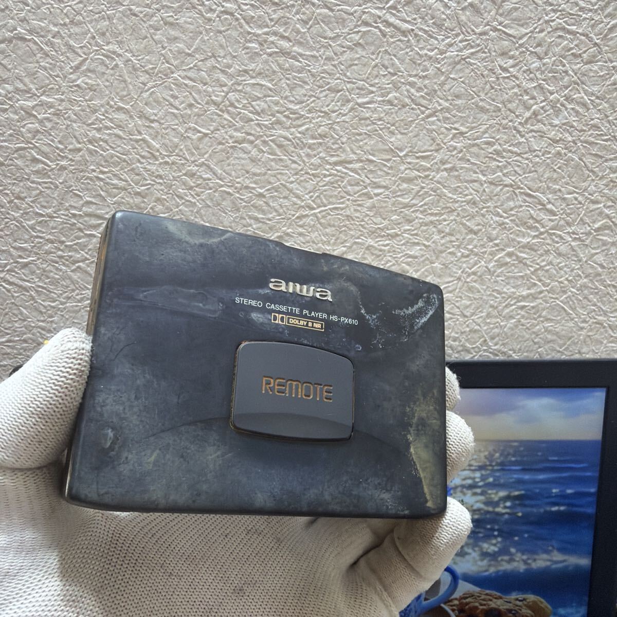 AIWA カセットプレーヤー HS-PX610 現状品　ジャンク