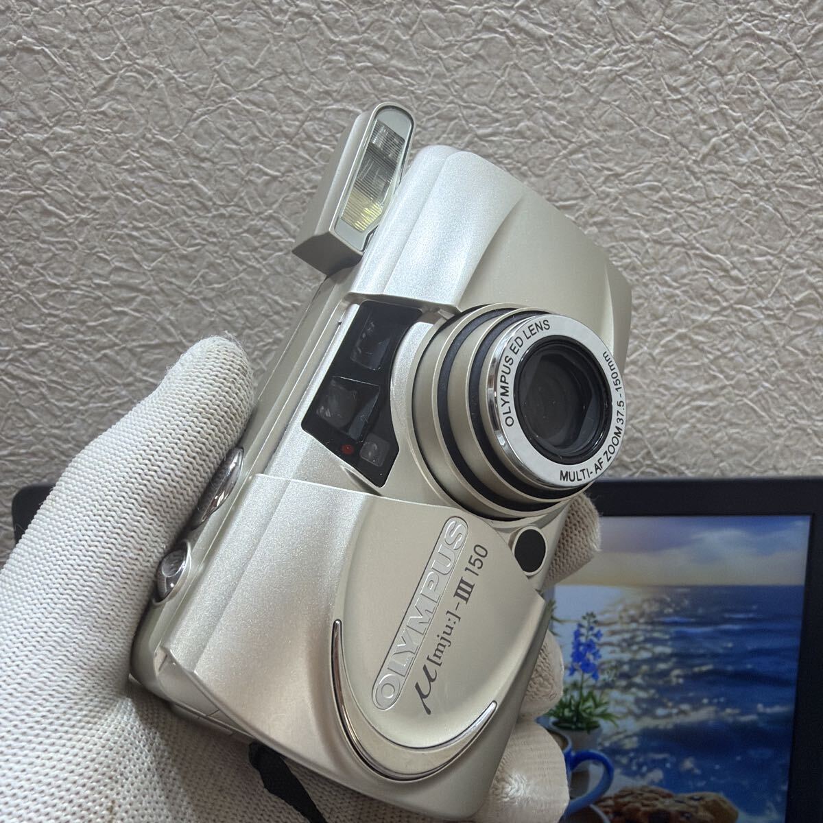 OLYMPUS μ[mju:]-III 150 オリンパス ミュー3 コンパクトフィルムカメラ 美品　シャッター　ズーム　フラッシュ　確認済み