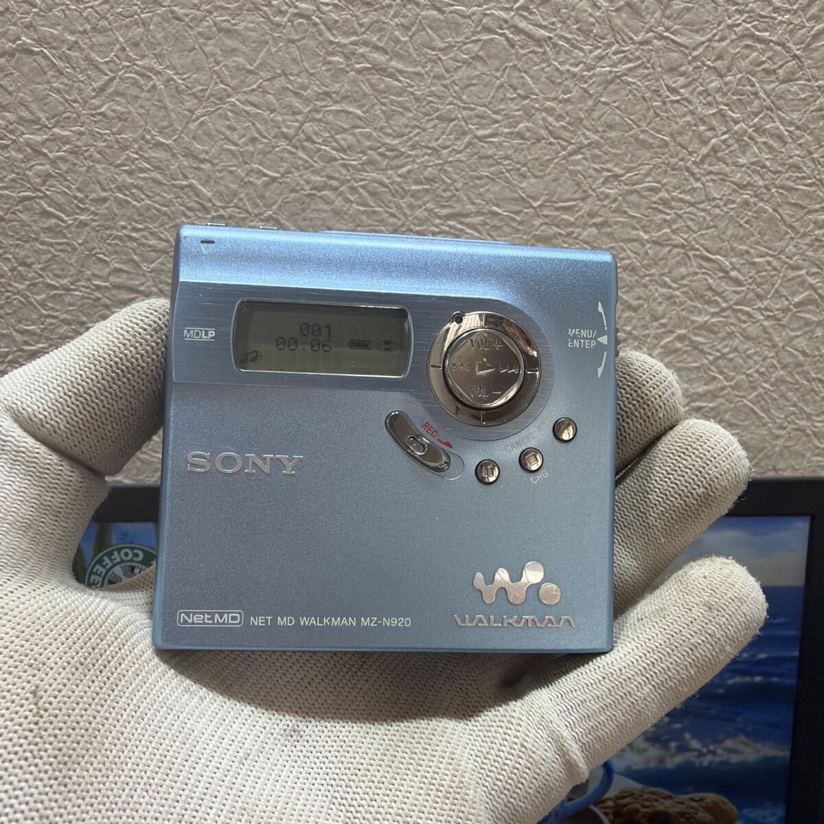 SONY ソニー WALKMAN MDウォークマン ポータブルMDレコーダー MZ-N920 美品　動作品