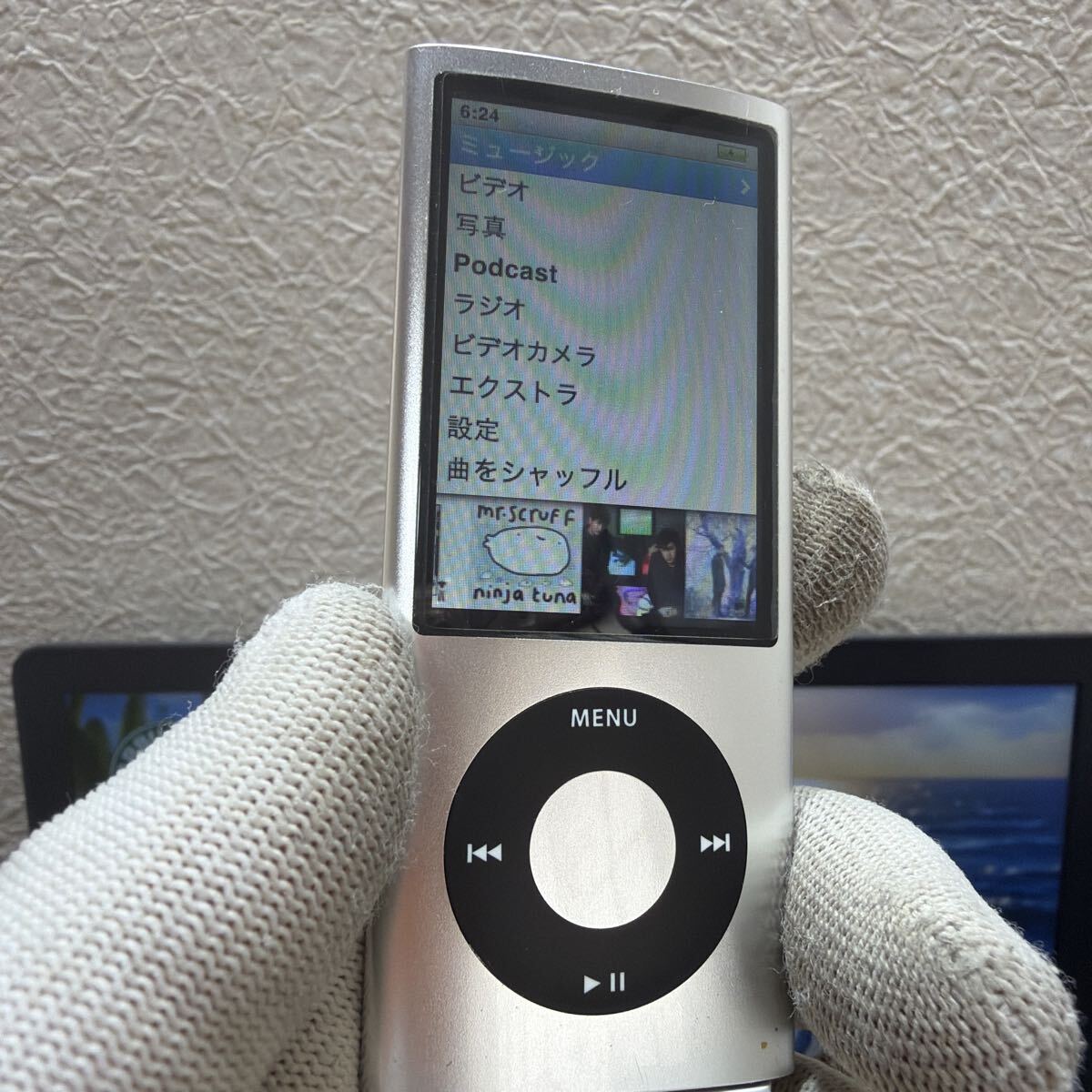 Apple iPod nano A1230 シルバー 超綺麗　動作品