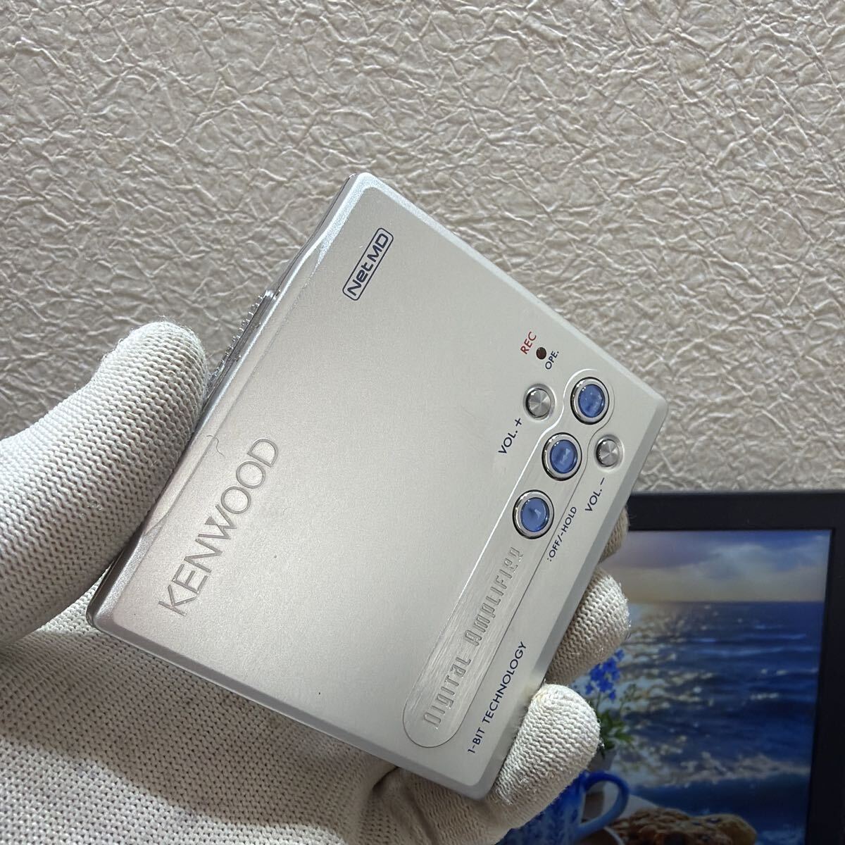 KENWOOD DMC-S9NET ポータブルMDレコーダー NET MD 美品　動作品