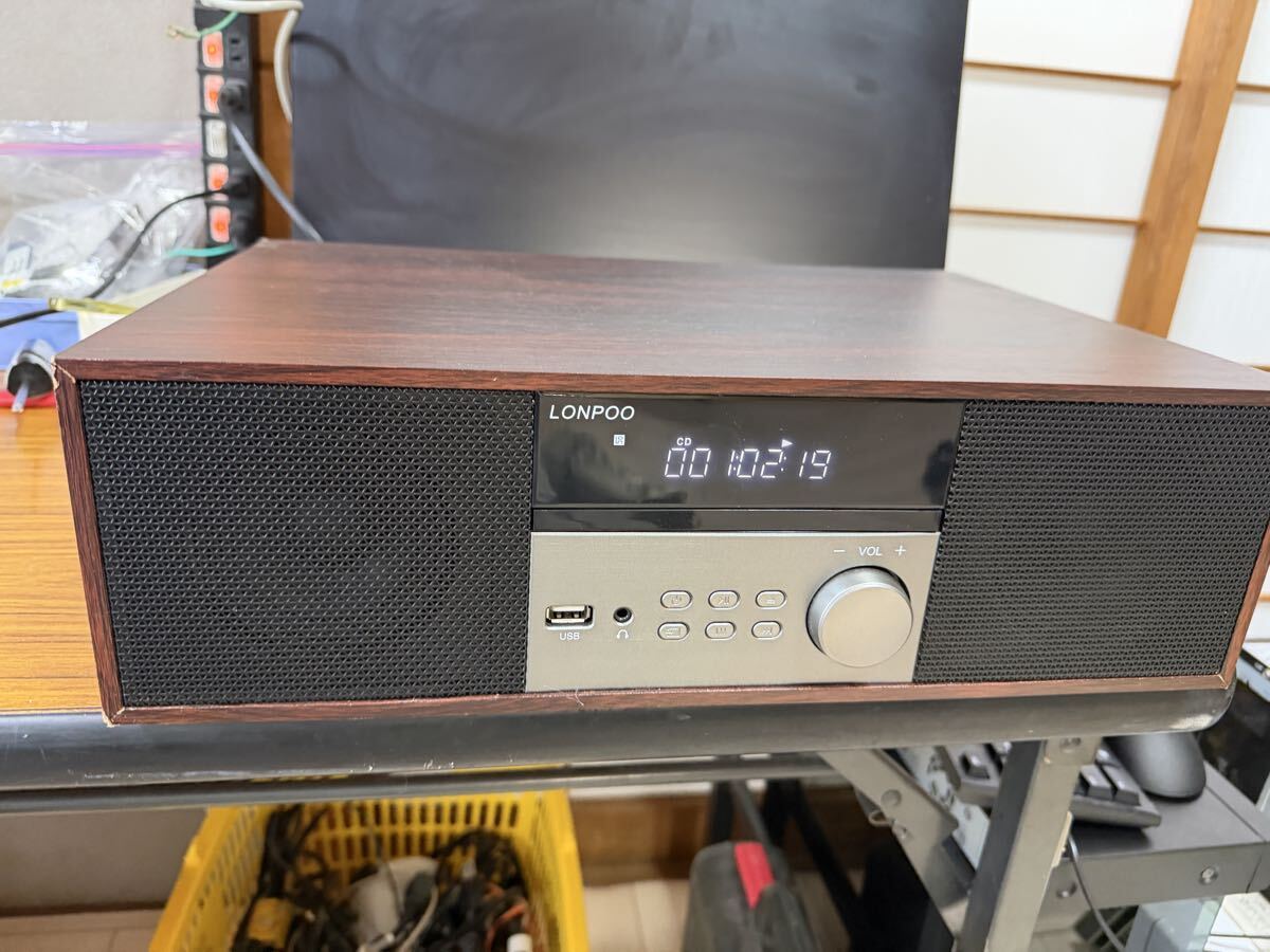 CDプレーヤー CD MICRO SYSTEM LP-816 LONPOO 動作品　100サイズ