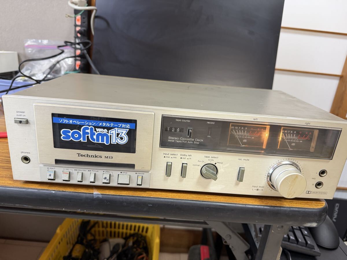 Technics テクニクス RS-M13 カセットデッキ 中古 再生可能　100サイズ