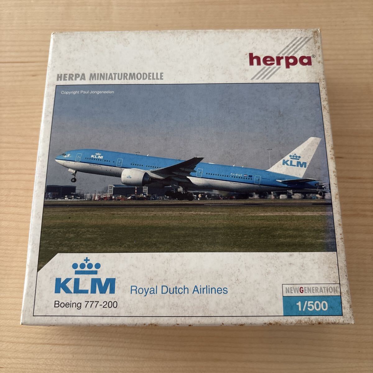 航空機模型 ダイキャスト ヘルパ 1/500 飛行機 herpa ボーイング Boeing B777-200 KLM KLMオランダ航空 Royal Dutch Airlines PH-BQA