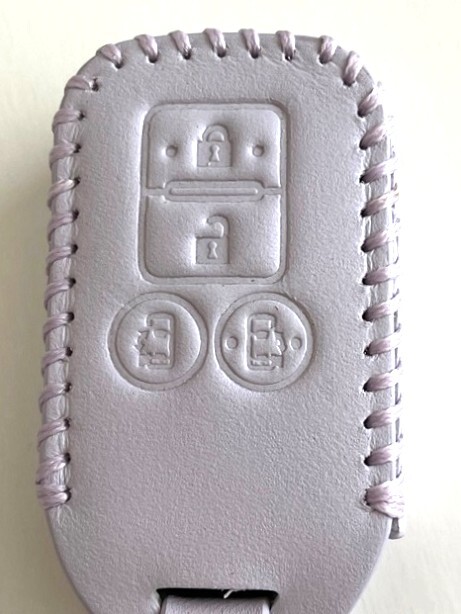 牛革ジャストフィット スペーシア スマートキーケース ソリオ Pパープル色 スペーシア キーケース ワゴンRスマイル キーケース フレア 1