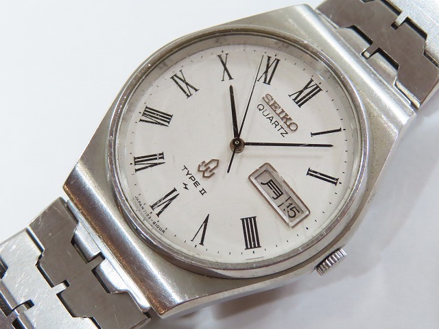 ★セイコー クオーツ ブレス付 ローマン数字 7123-8090 現状中古品★