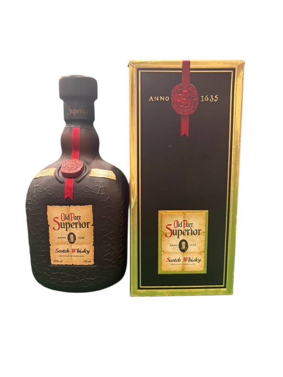 Old Parr Superior オールドパー スペリオール スコッチ ウイスキー 1635 43% 750ml 未開封 #hm #14297